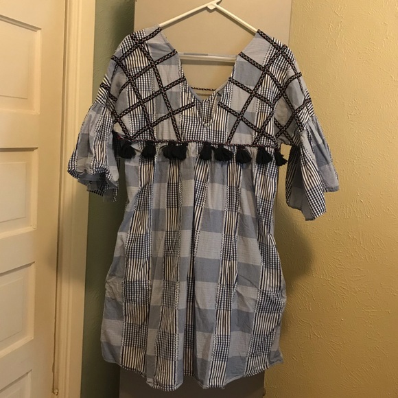 Anthropologie Maeve Tatum Embroidered Tunic Dress - Picture 2 of 5